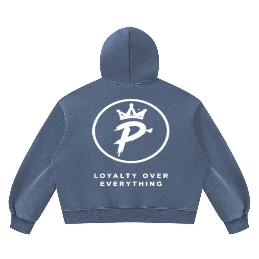 Mr.Prezii - Unisex Vintage Wash Boxy Fleece Hoodie