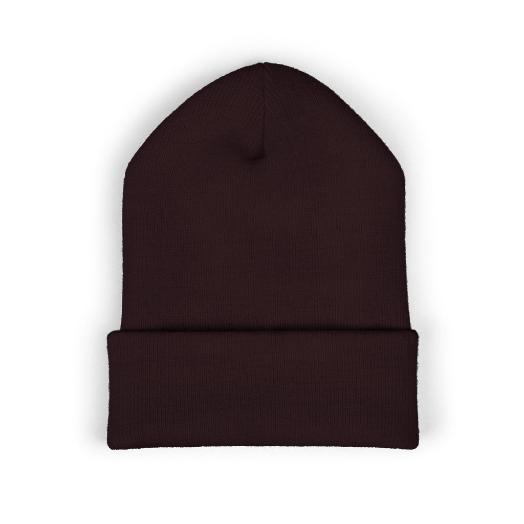 Prezzi Embroidered Cuffed Beanie — Streetwear Knit Hat