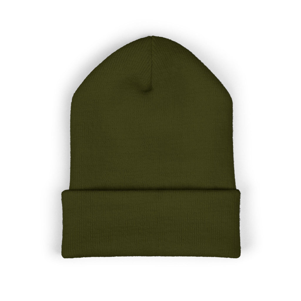 Prezzi Embroidered Cuffed Beanie — Streetwear Knit Hat
