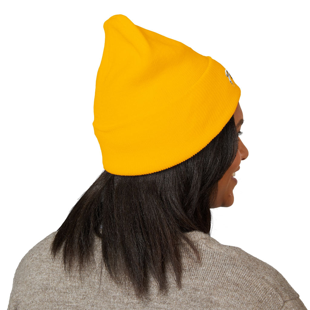 Prezzi Embroidered Cuffed Beanie — Streetwear Knit Hat