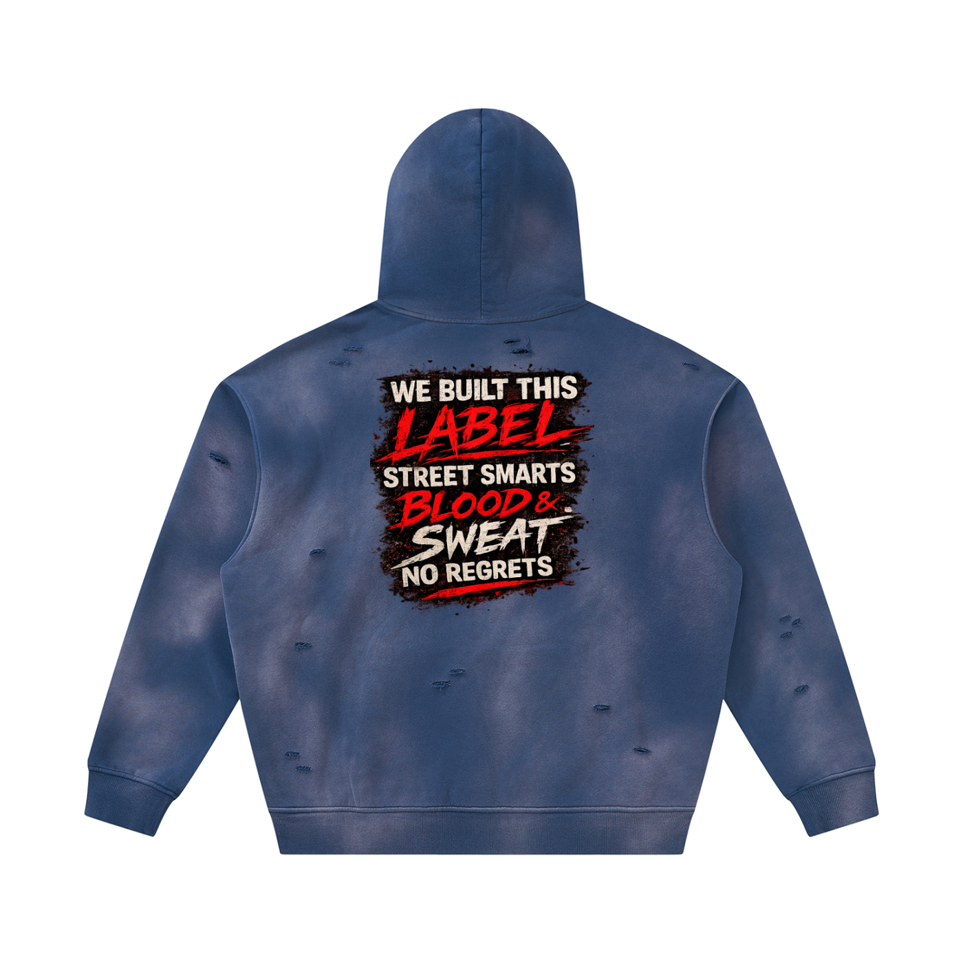 Prezii Merch - Unisex Sunfade Frayed Fleece Hoodie