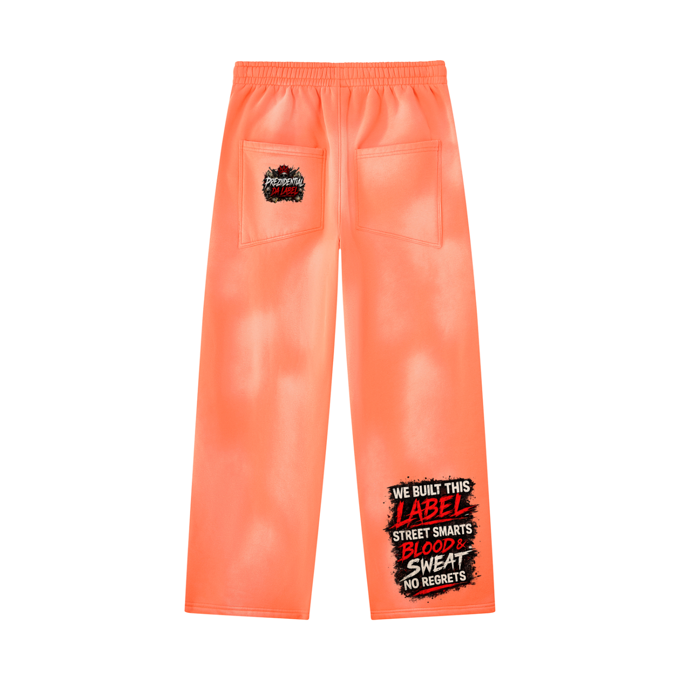 Unisex Sunfade Wide Leg Fleece Sweatpants