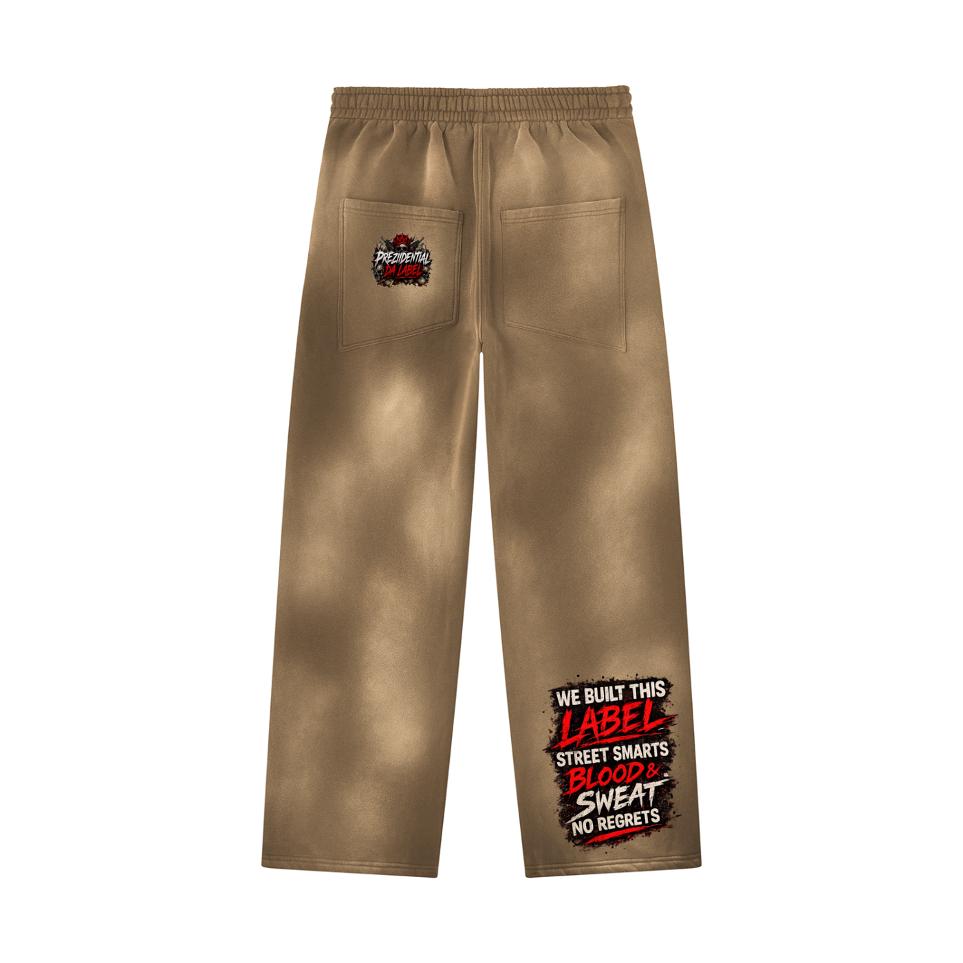 Unisex Sunfade Wide Leg Fleece Sweatpants