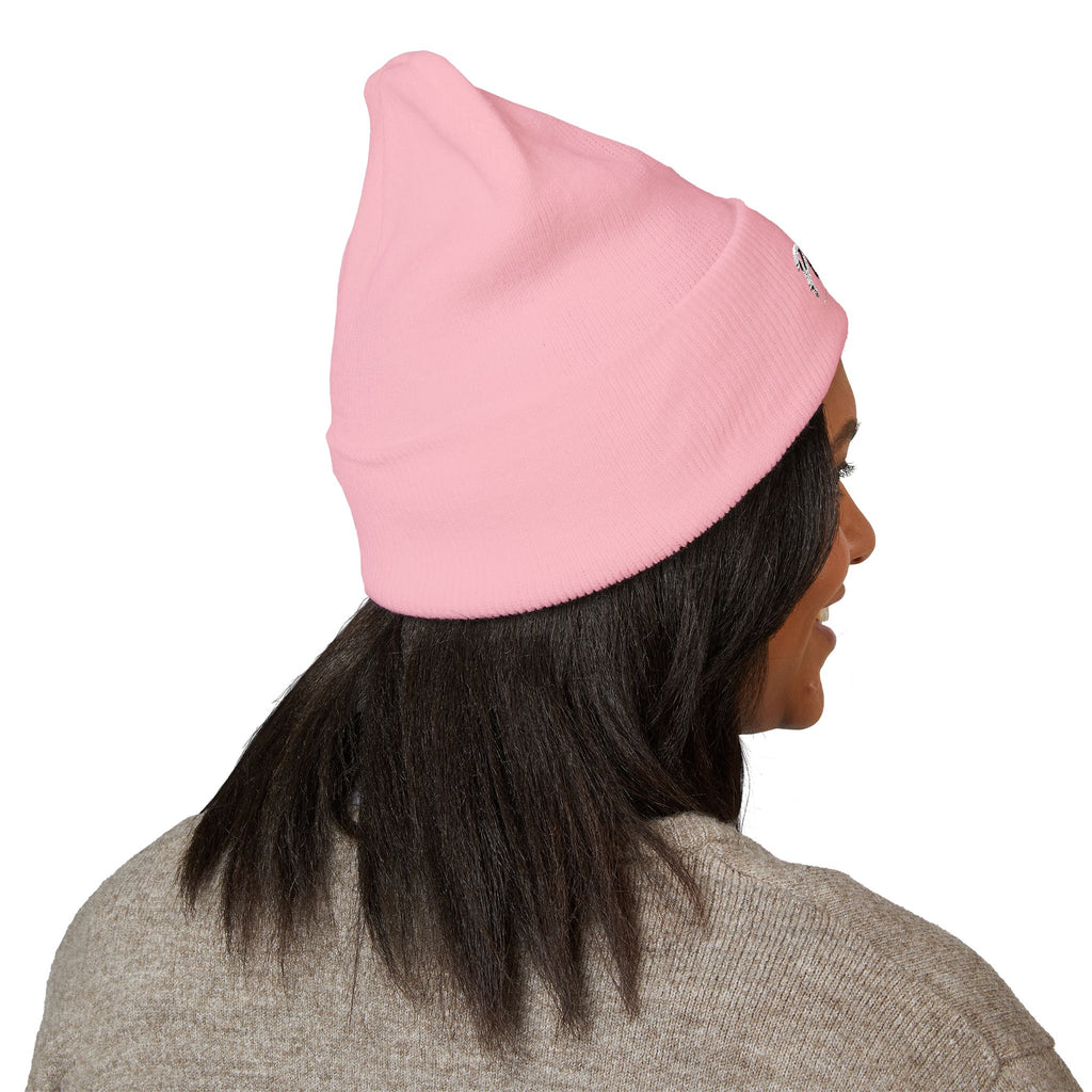 Prezzi Embroidered Cuffed Beanie — Streetwear Knit Hat