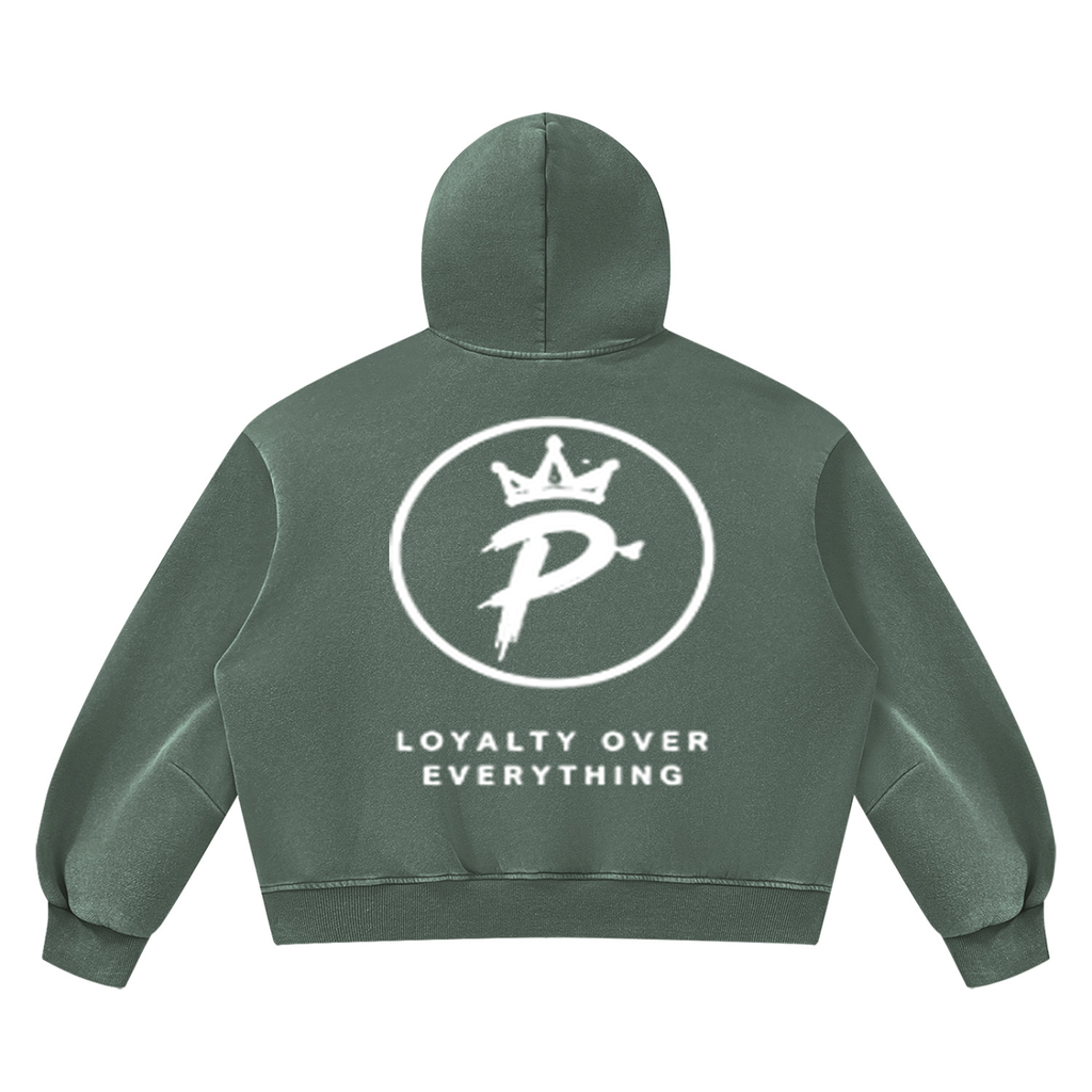 Mr.Prezii - Unisex Vintage Wash Boxy Fleece Hoodie