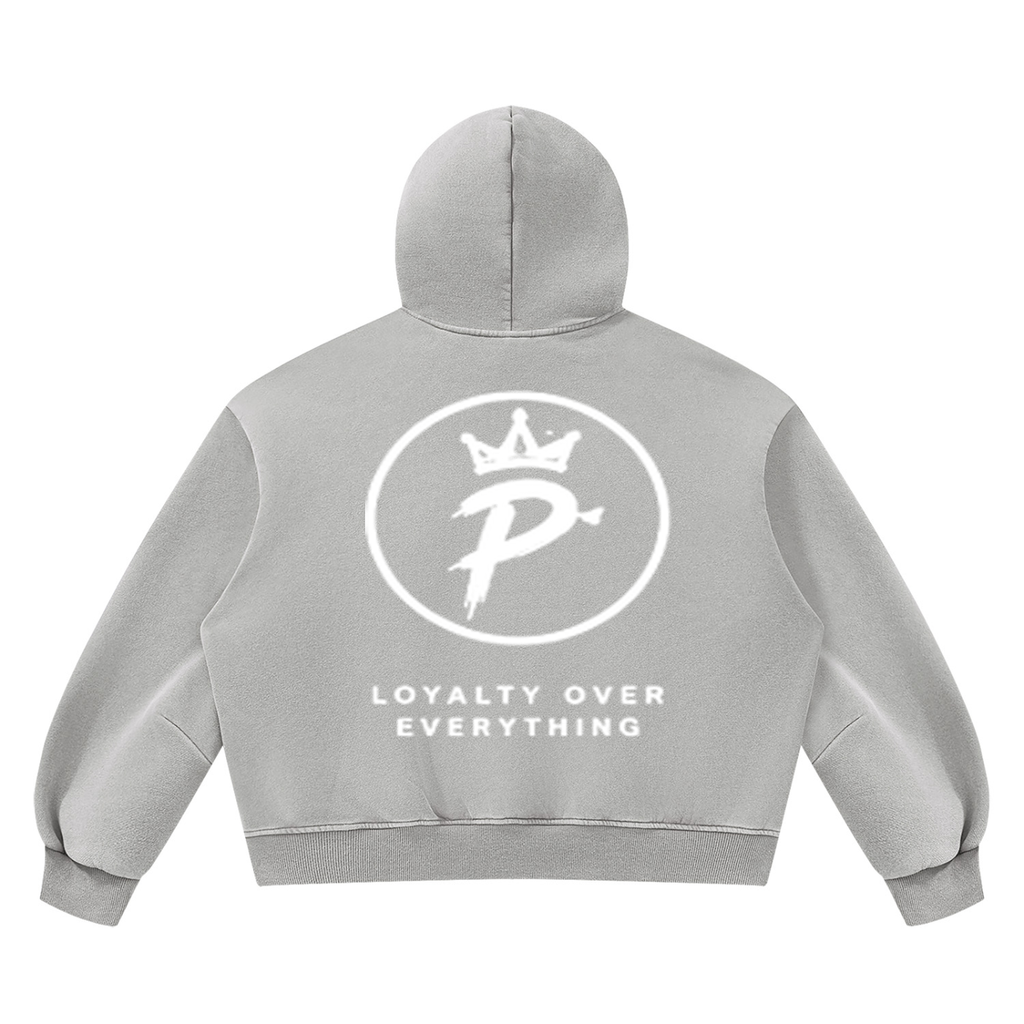 Mr.Prezii - Unisex Vintage Wash Boxy Fleece Hoodie