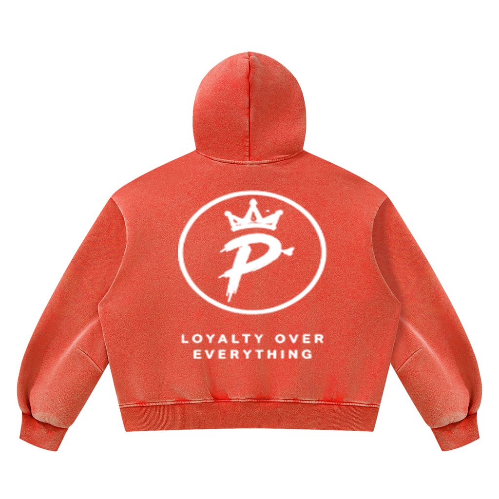 Mr.Prezii - Unisex Vintage Wash Boxy Fleece Hoodie