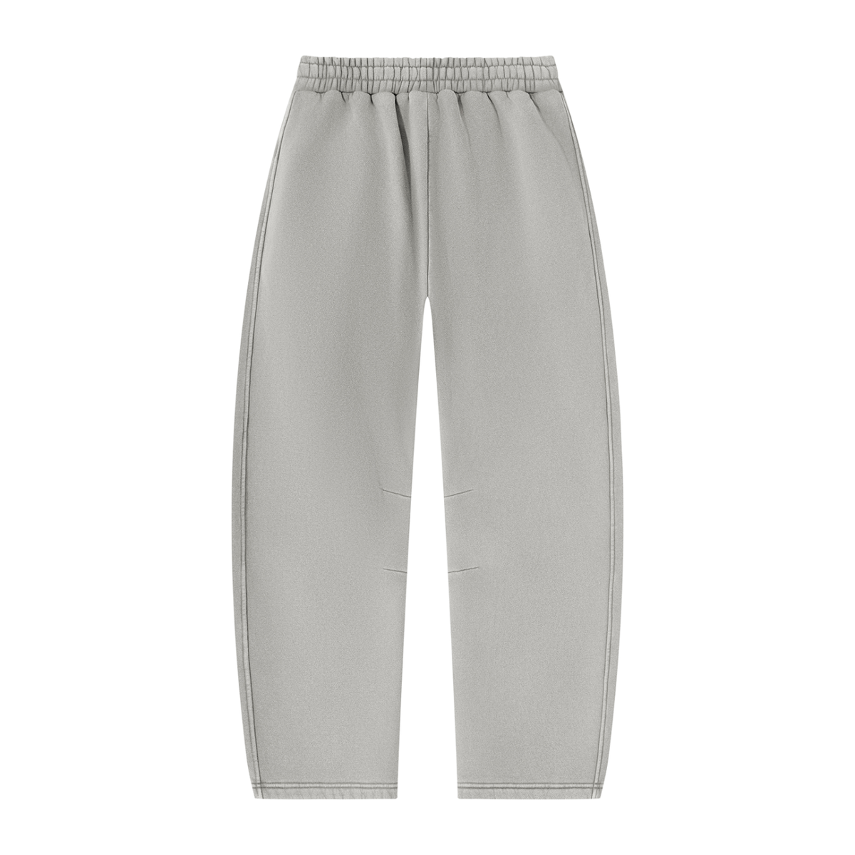 Mr.Prezii Unisex Vintage Wash Barrel Leg Fleece Sweatpants