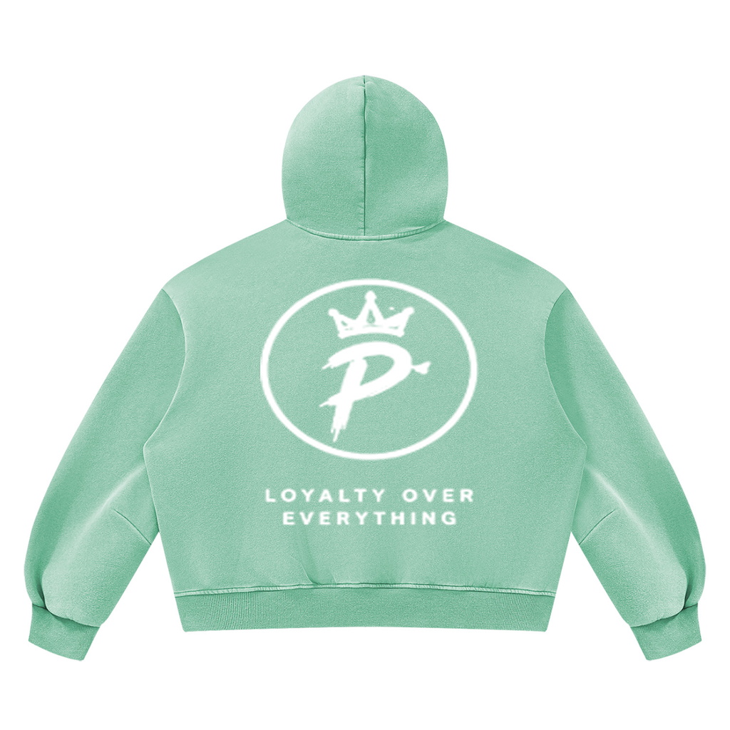 Mr.Prezii - Unisex Vintage Wash Boxy Fleece Hoodie