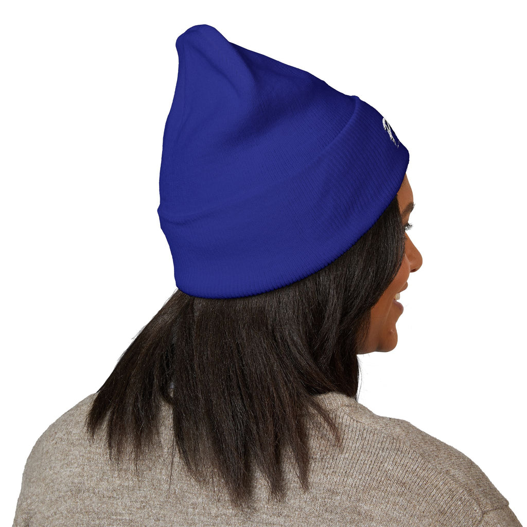 Prezzi Embroidered Cuffed Beanie — Streetwear Knit Hat
