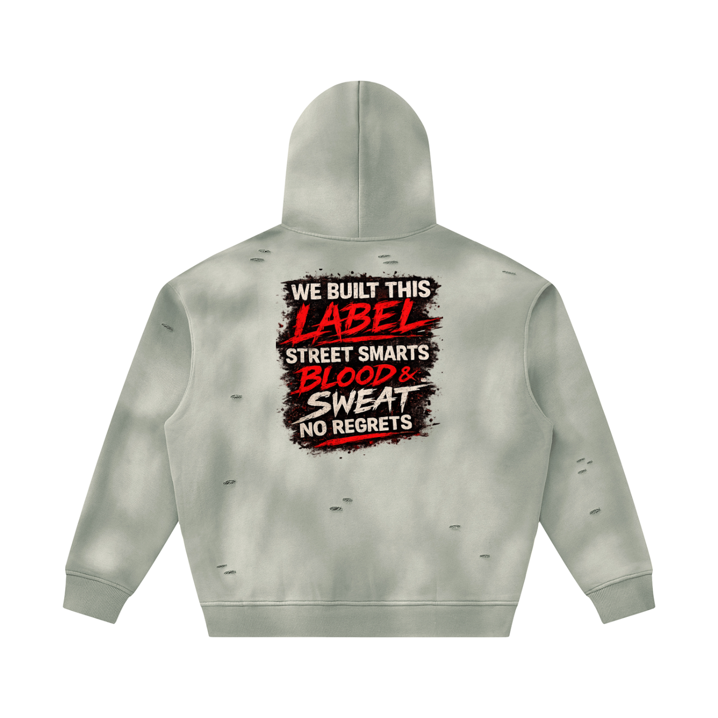 Prezii Merch - Unisex Sunfade Frayed Fleece Hoodie
