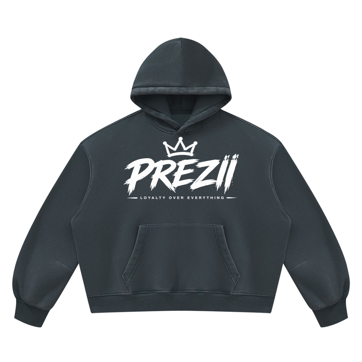 Mr.Prezii - Unisex Vintage Wash Boxy Fleece Hoodie