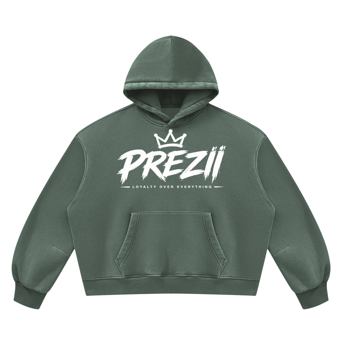 Mr.Prezii - Unisex Vintage Wash Boxy Fleece Hoodie