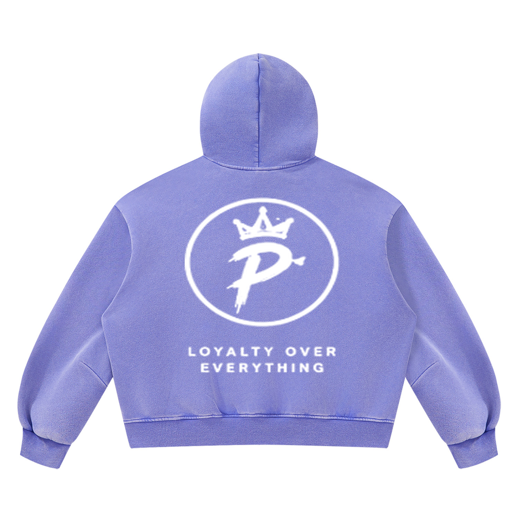 Mr.Prezii - Unisex Vintage Wash Boxy Fleece Hoodie