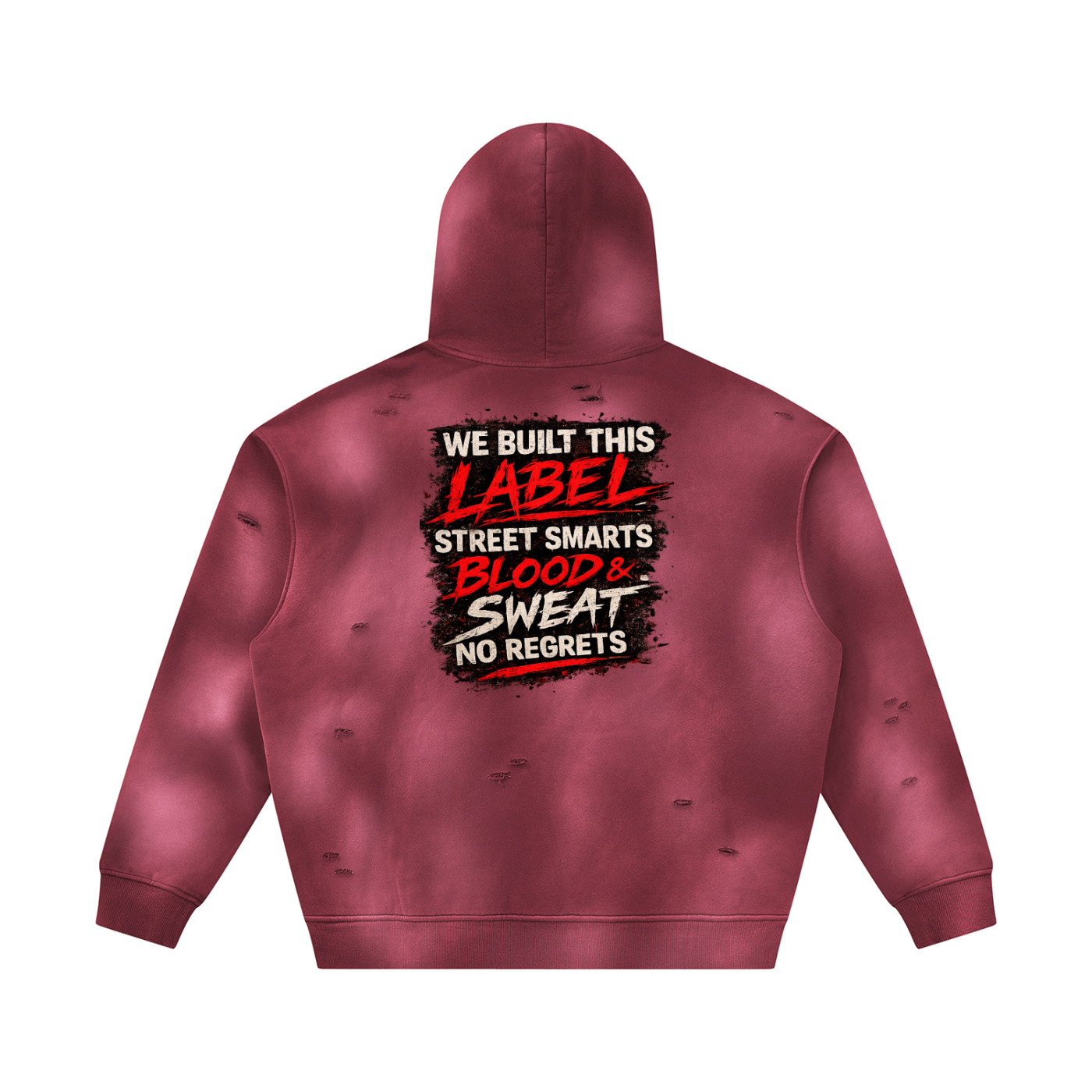 Prezii Merch - Unisex Sunfade Frayed Fleece Hoodie