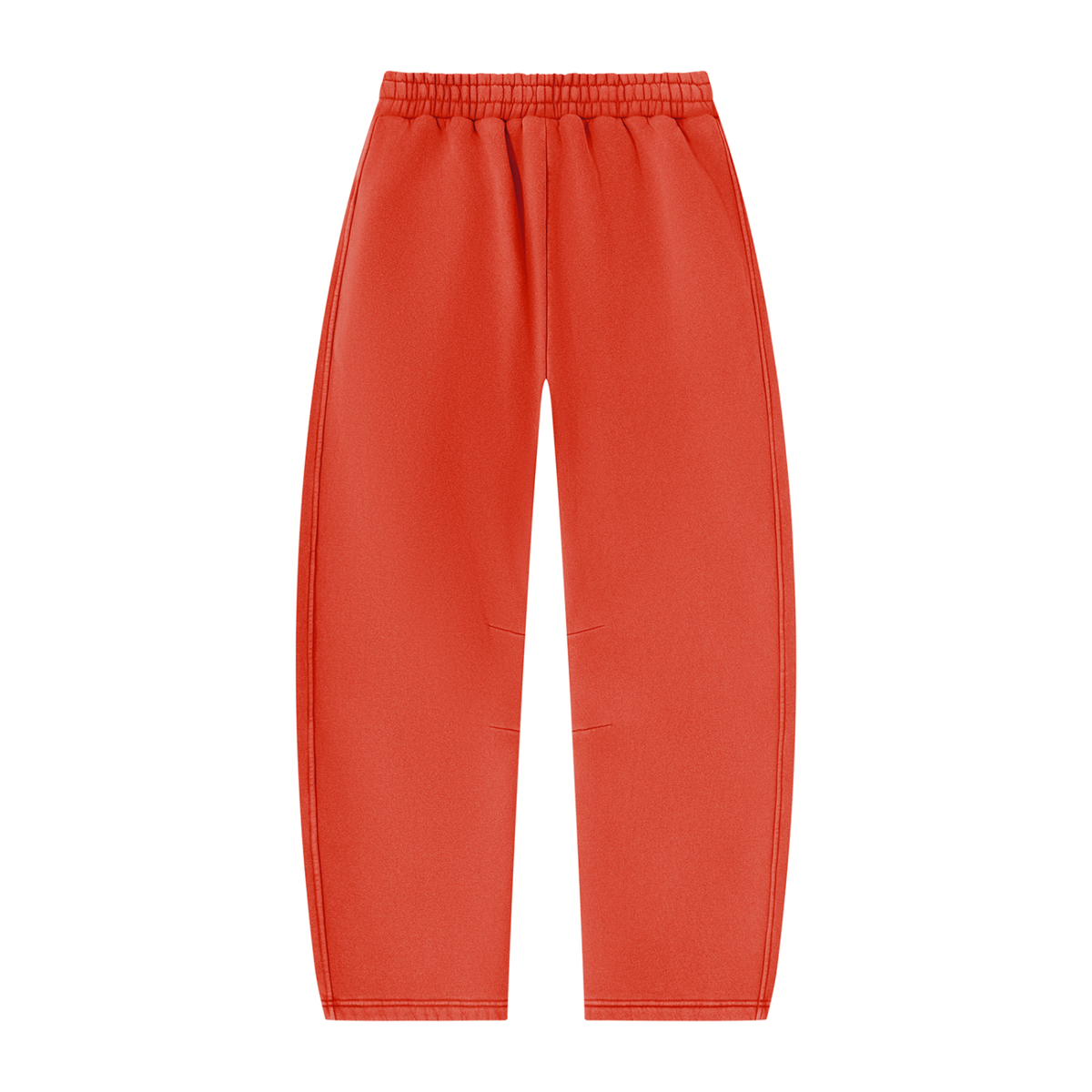 Mr.Prezii Unisex Vintage Wash Barrel Leg Fleece Sweatpants