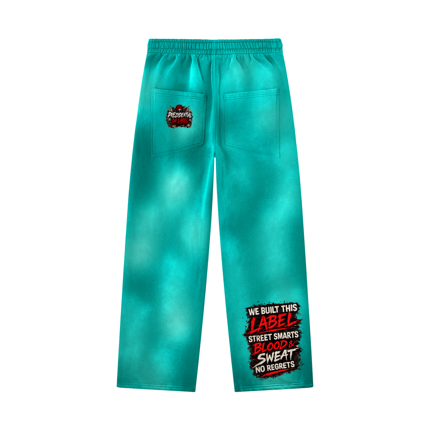 Unisex Sunfade Wide Leg Fleece Sweatpants