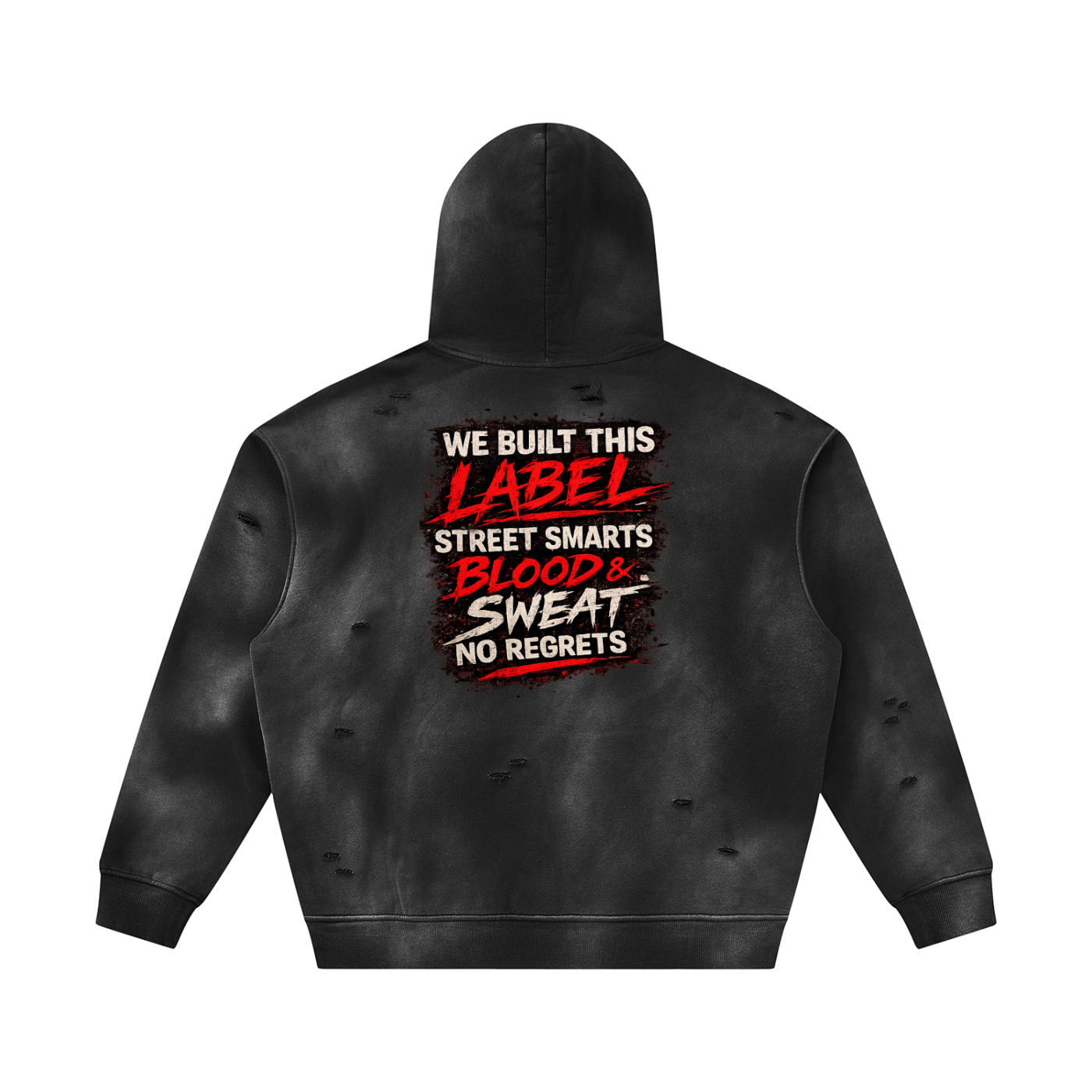 Prezii Merch - Unisex Sunfade Frayed Fleece Hoodie