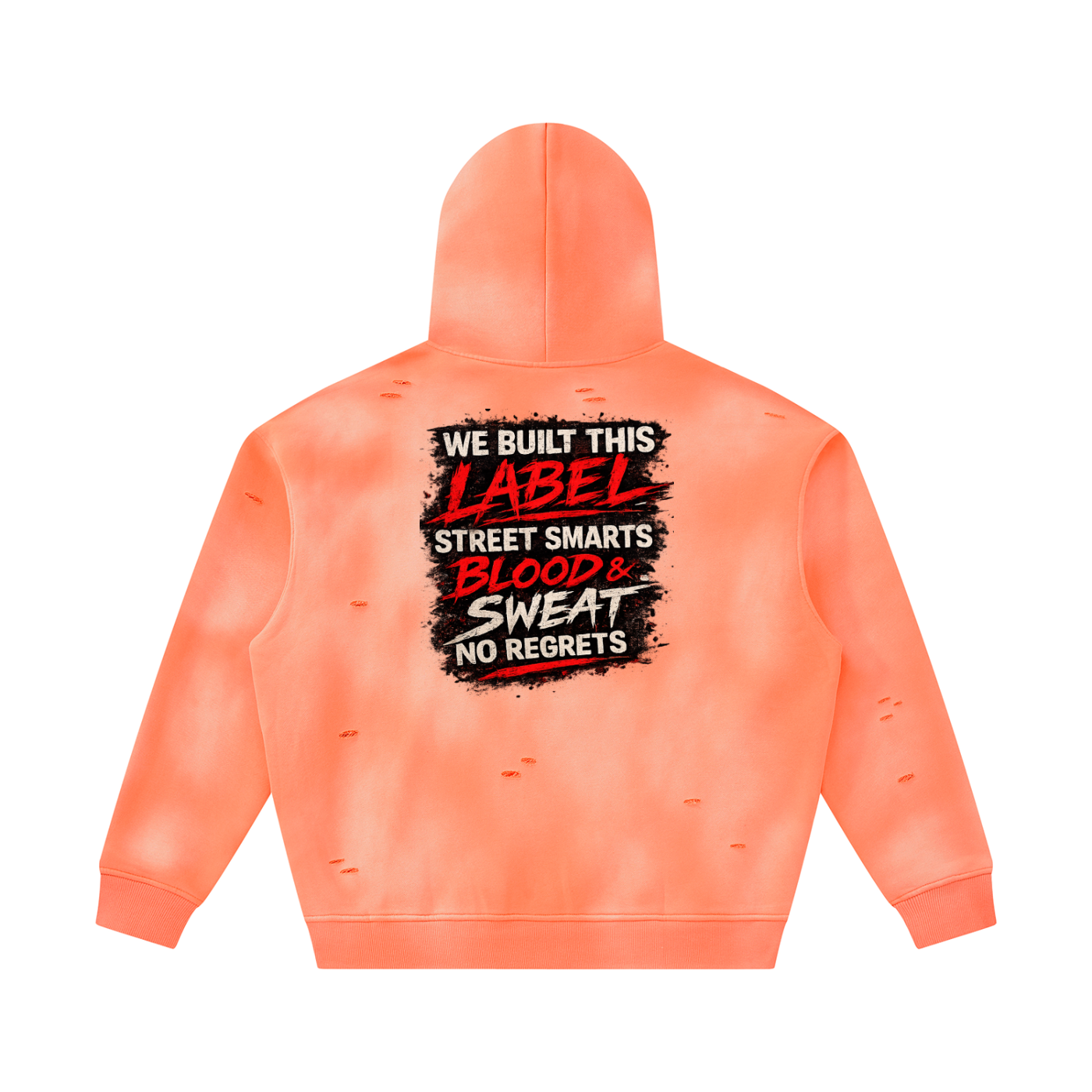 Prezii Merch - Unisex Sunfade Frayed Fleece Hoodie